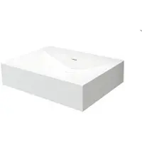 Best design Best-Design "Oasis" Wastafel "Just-Solid" 60x45x14,5cm Mat Wit