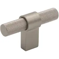 Beslag Design T Helix Knop - Knoppen en deurgrepen Aluminium Roestvrije look - 308573-11