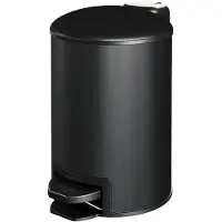 Brauer pedaalemmer 3 liter zwart mat