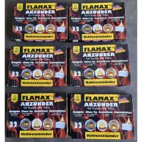 FLAMAX Voordeelverpakking Witte Aanmaakblokjes - 6 x 32 (196) stuks