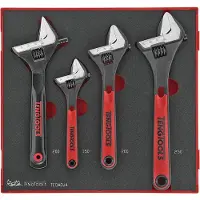 Teng Tools verstelbare moersleutelset 4-delig