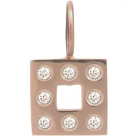 Ixxxi Charm Design Square Rosé