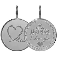 Ixxxi Charm Pendant Mother Love Small Zilver