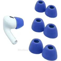Comply Airpods ProGen1&2 Elektrisch Blauw Groot, Onderdelen voor hoofdtelefoons, Blauw