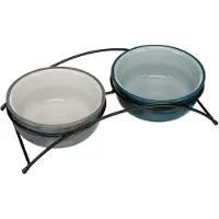 Trixie Set Van 2 Voerbakken 15 Cm