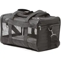Sherpa Pets-N-Us 11721, grote draagzak voor huisdieren, zwart
