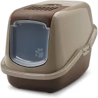 Savic kattenbak nestor mokka/bruin - 56x39x38,5 cm