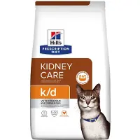 Hill's Pet Nutrition Prescription Diet k/d Kidney Care - Kattenvoer - Kip - 3 kg - Ondersteuning van de Nierfunctie - Dieetvoeding voor Volwassen Katten