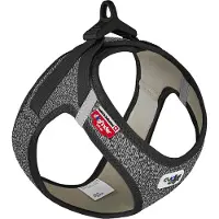 Curli Hondenharnas Air-Mesh Merino Sluiting Zwart XL (XL, Hond), Kraag + Leiband