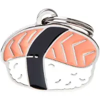 My Family Sushi-huisdierlabel