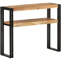 vidaXL Wandtafel 90x30x75 cm massief acaciahout
