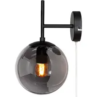 By Rydens Wandlampe , Boyle, Zwart, Woonkamer, Glas, Modern