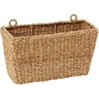 Dixie Esther wandhangende opbergmand 40x16x22 cm Natural