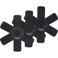 Le Creuset koekenpannenbescherming 3 stuks Black