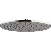 Wiesbaden Caral Hoofddouche Rond 30 X 0.8 cm Geborsteld Staal