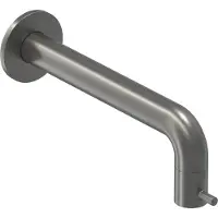 Ivy Aia Bond Wandfonteinkraan Inkortbaar - Geborsteld Metal Black PVD - Messing - Kranen, Fonteinkranen, Inbouw Fonteinkranen - 8718835178253