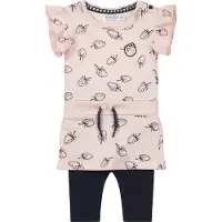 Dirkje R-TRES BIEN Meisjes Kledingset - Light pink - Maat 74