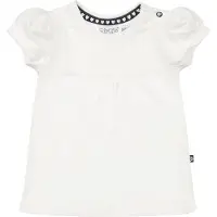 Dirkje T-shirt T-shirt ss wit Meisjes Katoen Ronde hals Effen - maat 116