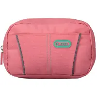 Totto AC52KLA002-1910Z-P25, Zachte pennenetui, polyester, roze, effen, met rits, voor meisjes