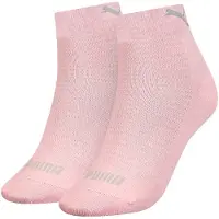 Puma Quarter Socks 2 Pairs Roze EU 39-42 Vrouw
