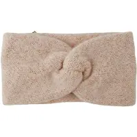 Pieces Pyron Lurex Headband Beige Man