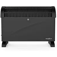 Nedis Convectorkachel | (2000W, Ruimtes tot 25 m², Zwart)