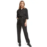 Scotch & Soda Dames Jumpsuits Beaded Collar Jumpsuit - Zwart - Maat 36