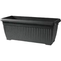 Prosperplast 44l Terra Collection 80x34.4x32 Cm Flowerpot Zwart