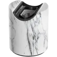 Creative Cables Esse14 Wand-/Plafondlamphouder voor S14d Lineaire Lampen IP44 White Marble Effect