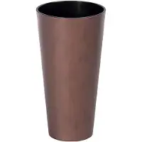 Prosperplast 8l Tubus Slim Corten Collection 20x20x38.1 Cm Flowerpot Goud