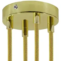 Creative Cables Krm574fgoterm Metalen Cilindrische Lamp Plafondrozet Kit