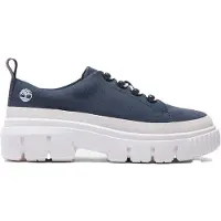 Timberland Womens Grayfield Lace Up Dark Blue Canvas-Schoenmaat 42