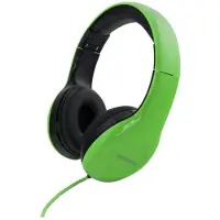 Esperanza EH138G stereo-hoofdtelefoon, groen, met volumeregelaar