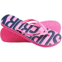 Superdry Teenslipper navy / neonroze