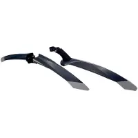 Bellelli Spatbord Set Zip Kunststof 26 Inch Zwart Rood