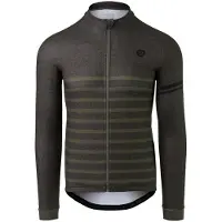 Agu Fietsshirt AGU Men Melange LS Essential Army Green-XXL