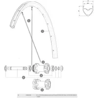 Mavic Ksyrium Disc Linker Spaken 12 Eenheden