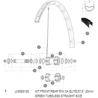 Mavic Xa Elite Tubeless Velg