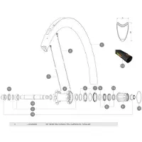 Mavic Cosmic Pro Carbon Sl Tubular Achtervelg