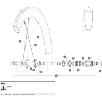Mavic Comete Pro Carbon Sl Tubular Rear Velg