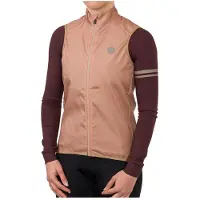 Agu Solid Wind Body Trend Women Vest Leather S