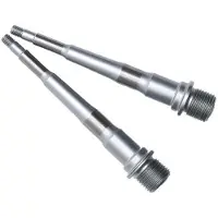 HT Components AE06 Pedalen As Kit Zilver