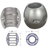 Tecnoseal Kraagaanode Zilver 38 mm