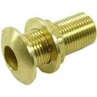 Talamex messing rechte Huiddoorvoer ¾" x 47mm