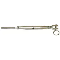 BREG Spanschroef wantspanner met gaffel en terminal RVS