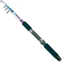 Kali Izkira Travel Spinhengel Rood,Zwart 2.40 m / 2-8 g