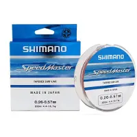 Shimano - Speedmaster Tapered Surf Leader Clear 10x15m -