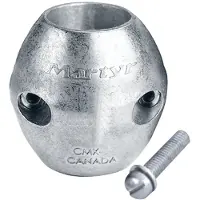 Martyr Anodes Aluminium Cmx 2-as-anode Met Inbusbout Zilver 22.23 mm