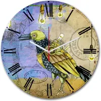 Opviq , modelnummer 3030MS-HMA6188, wandklok, diameter 30 cm, 100% MDF (dikte: 5 mm)