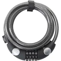 Contec Spiral Lock Ecoloc Zwart 12 mm x 185 cm